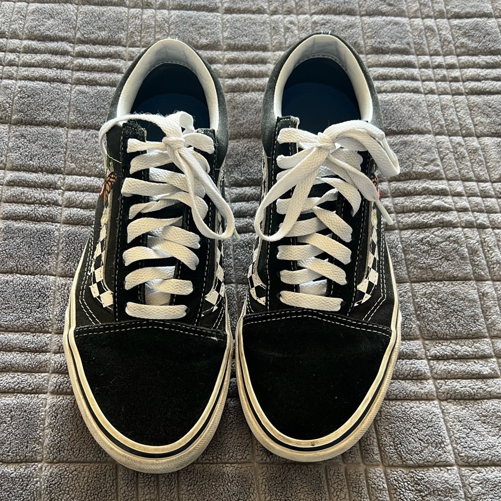 Vans Old Skool Floral Embroidery Skate Shoes, size 8.5 (women) / 7 (men) - Picture 10 of 11